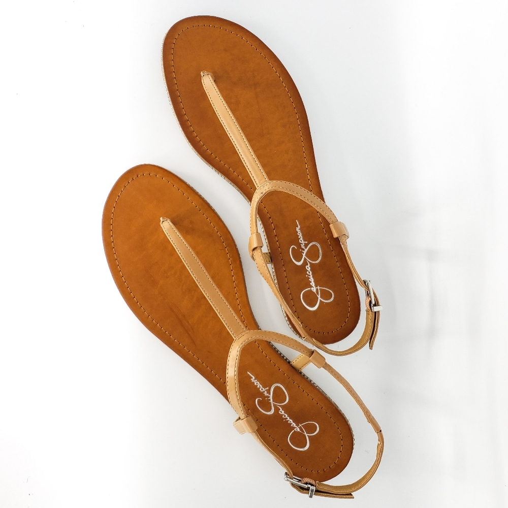 🦋 New Jessica Simpson Brimah Sandals in Buff